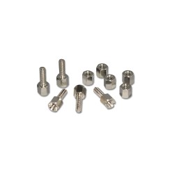Lindy Holding Posts and Nuts for VGA Faceplate, Pack of 50