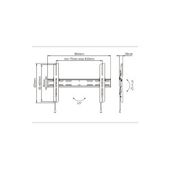 Multibrackets M Universal Wallmount Outdoor Tilt 600 MAX - image 6
