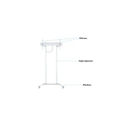 Multibrackets M Motorized Floorstand 60kg White - image 8