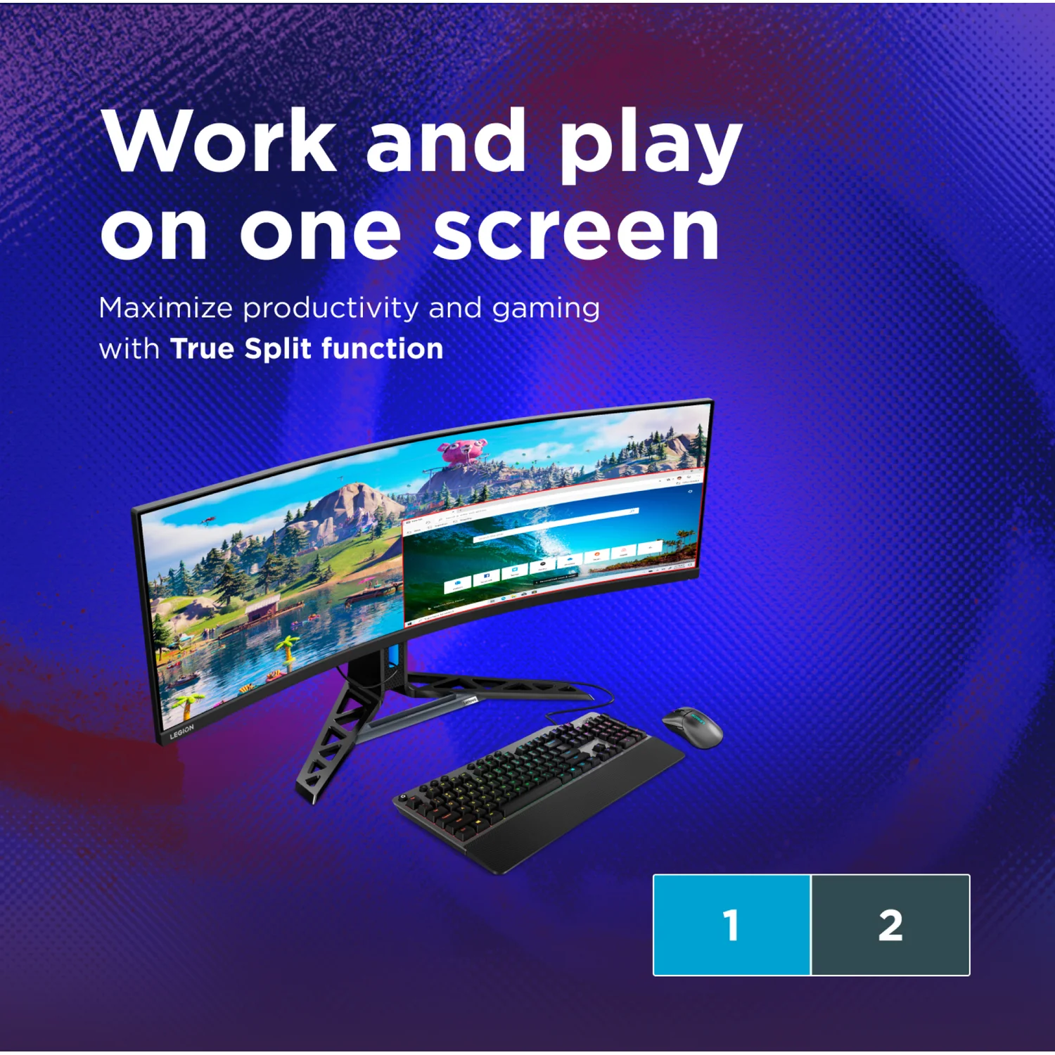 Lenovo Legion R45w-30 computer monitor 113 cm (44.5") 5120 x 1440 pixels DQHD LED Black - image 4
