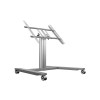 Multibrackets M Public Display Stand 80 HD Wheelbase Single Silver
