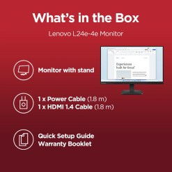 Lenovo 68C2KAC1UK computer monitor 60.5 cm (23.8