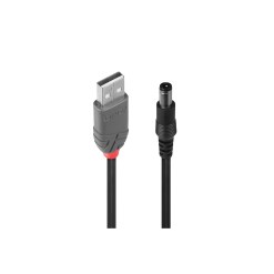 Lindy USB 2.0 Type A to 5.5mm DC Cable, 1.5m