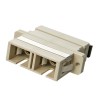 Lindy Fibre Optic Coupler - SC to SC, Multi-mode, Metal Ferrule