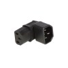 Lindy Right Angled IEC Adapter, Up