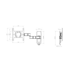 Multibrackets M VESA Flexarm Tilt & Turn III Small - image 2