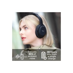 Lindy BNX-60 Wireless Active Noise Cancelling Headphones with aptX, Matt Black - image 3