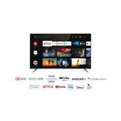 TCL 75P615K 75 inch Television, 4K Ultra HD, Smart TV Powered by Android 9.0
