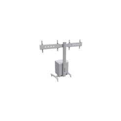 Multibrackets M Public Display Stand 180 Dual MediaBox4 Silver - image 2