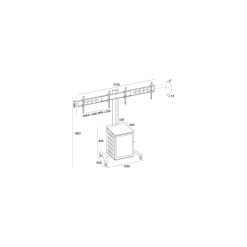 Multibrackets M Public Display Stand 180 Dual MediaBox4 Silver - image 4