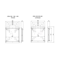Multibrackets M VESA Wallmount Flip 200/300/400 - image 7