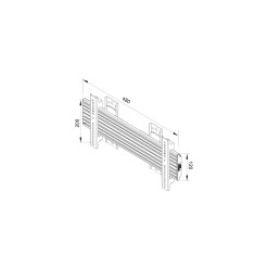 Multibrackets M Wallmount Pro MBSTH1U 400x200 Fixed Black - image 9