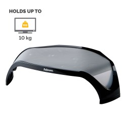 Fellowes Computer Monitor Stand with 3 Height Adjustments - Smart Suites Monitor Riser - Ergonomic Adjustable Monitor Stand for Computers - Max Weight 10KG/Max Size 21