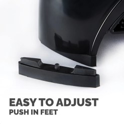 Fellowes Computer Monitor Stand with 3 Height Adjustments - Smart Suites Monitor Riser Plus with Storage Area - Ergonomic Adjustable Monitor Stand for Computers - Max Weight 10KG/Max Size 21