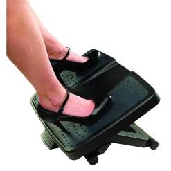 Fellowes Foot Rest Under Desk - Professional Series Ultimate Foot Support Ergonomic Foot Rest with 3 Height Adjustments & Massage Surface - Foot Rest Stool for Office & Home - Black - image 8