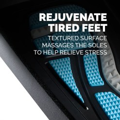 Fellowes Foot Rest Under Desk - Energizer Foot Support Ergonomic Foot Rest with 3 Height Adjustable Positions & Massage Textured Surface - Foot Rest Stool for Office & Home - Charcoal - image 5