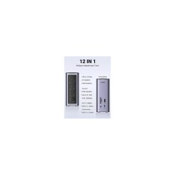 Ugreen USB-C Docking Station 12-in-1 Wired Silver - image 2