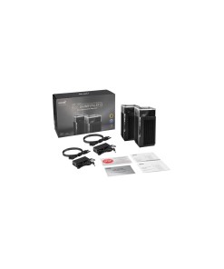 ASUS ZenWiFi Pro ET12 Tri-band (2.4 GHz / 5 GHz / 6 GHz) Wi-Fi 6E (802.11ax) Black 3 Internal