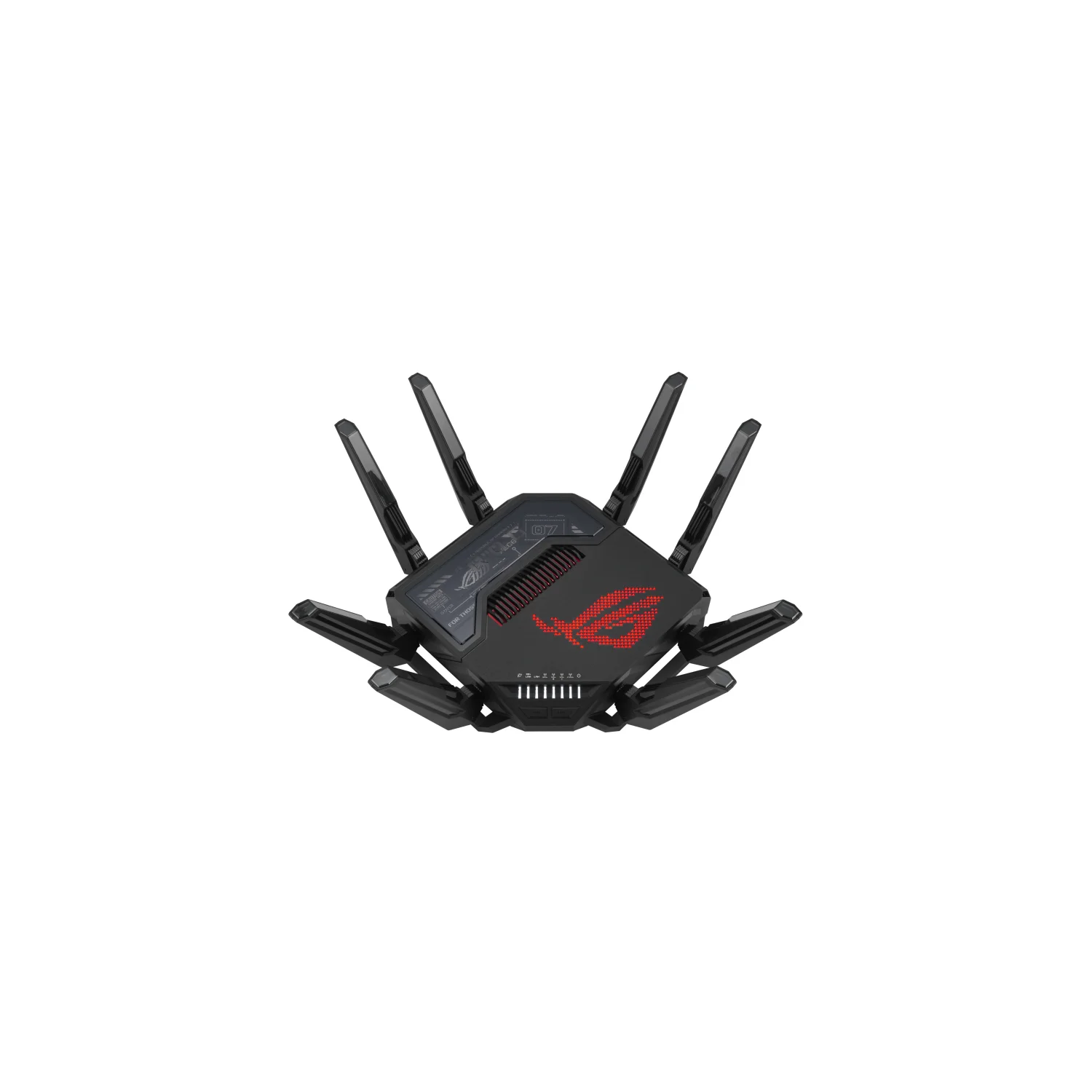 ASUS ROG Rapture GT-BE98 wireless router 10 Gigabit Ethernet Quad-band (2.4 GHz / 5 GHz-1 / 5 GHz-2 / 6 GHz) Black