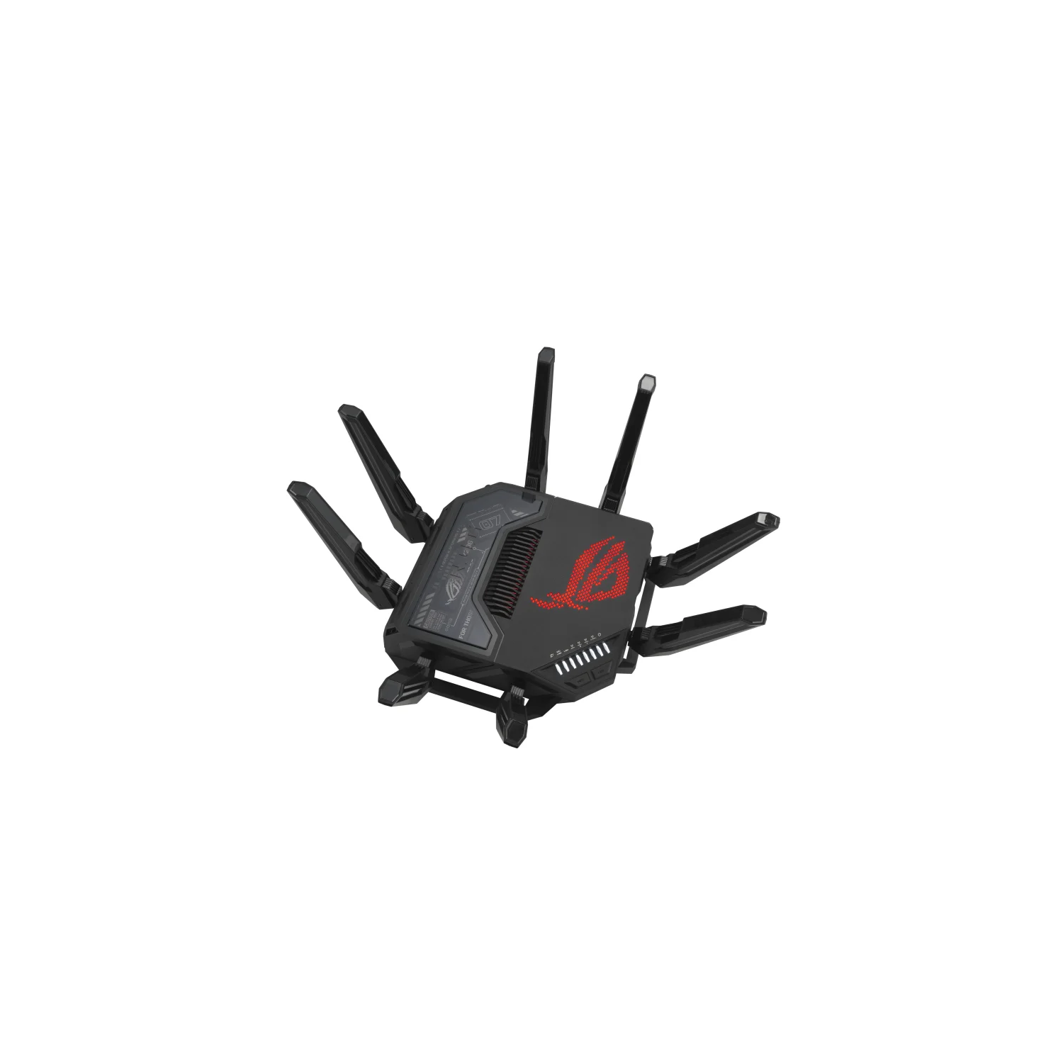 ASUS ROG Rapture GT-BE98 wireless router 10 Gigabit Ethernet Quad-band (2.4 GHz / 5 GHz-1 / 5 GHz-2 / 6 GHz) Black