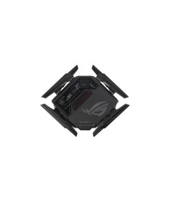 ASUS ROG Rapture GT-BE98 wireless router 10 Gigabit Ethernet Quad-band (2.4 GHz / 5 GHz-1 / 5 GHz-2 / 6 GHz) Black