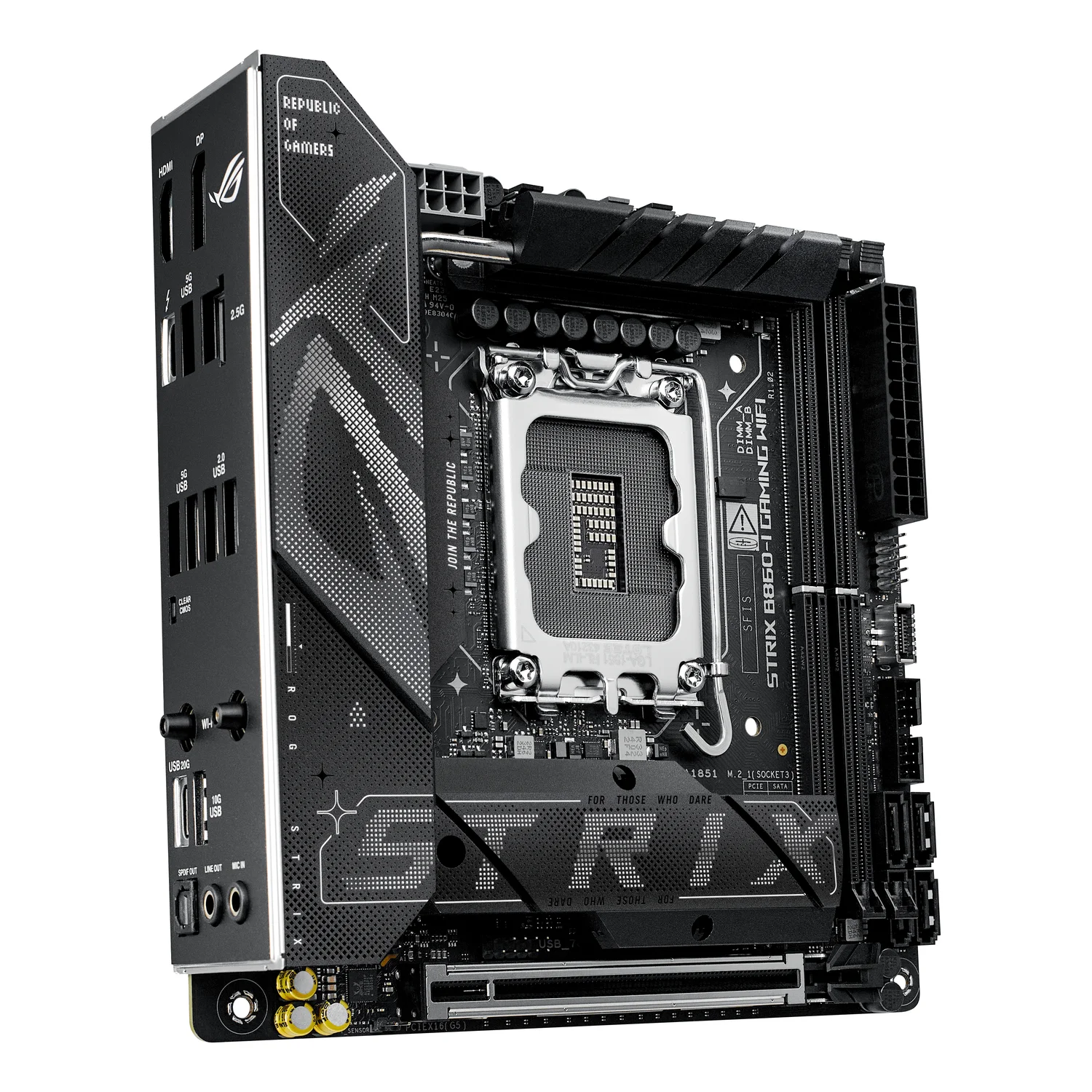 ASUS ROG STRIX B860-I GAMING WIFI Intel B860 LGA 1851 (Socket V1) mini ITX - image 4