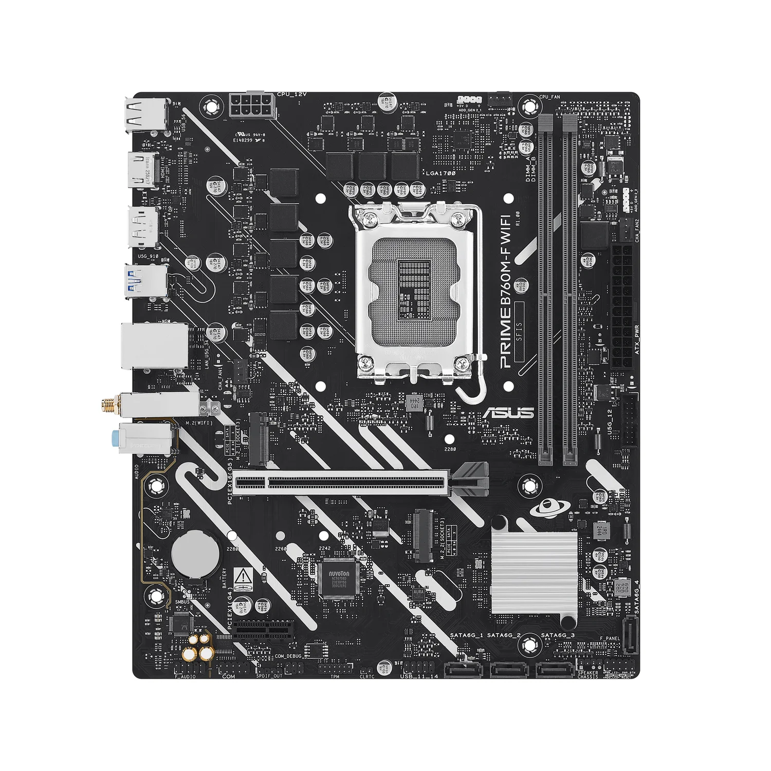 ASUS PRIME B760M-F WIFI Intel B760 LGA 1700 micro ATX - image 2