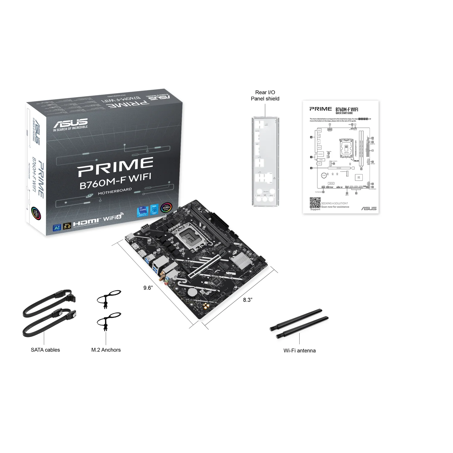 ASUS PRIME B760M-F WIFI Intel B760 LGA 1700 micro ATX - image 8