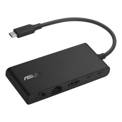 ASUS Dual 4K USB-C Dock DC201 Wired USB 3.2 Gen 2 (3.1 Gen 2) Type-C Black