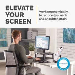 Fellowes Premium Monitor Riser Graphite - image 2