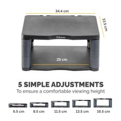 Fellowes Premium Monitor Riser Graphite - image 4