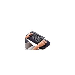 Fellowes Mouse Mat Wrist Support - PlushTouch Mouse Pad with Non Slip Rubber Base & Antibacterial Protection - Ergonomic Mouse Mat for Computer, Laptop, Home Office Use - Black - image 6