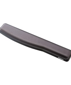 Fellowes Keyboard Wrist Rest - Premium Gel Wrist Rest with Non Skid Rubber Base - Adjustable Ergonomic Wrist Support for Computer, Laptop, Home Office Use - Black