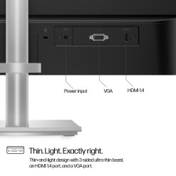 HP Series 5 23.8 inch FHD Height Adjust Monitor - 524sh - image 3