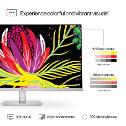 HP Series 5 23.8 inch FHD Height Adjust Monitor - 524sh - image 6