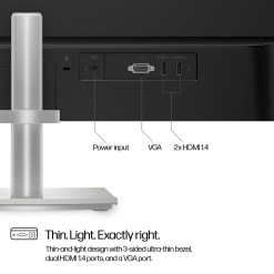 HP Series 5 27 inch FHD Height Adjust Monitor - 527sh - image 3