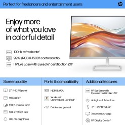 HP Series 5 27 inch FHD Monitor - 527sf - image 8