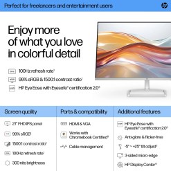 HP Series 5 27 inch FHD Monitor - 527sf - image 9