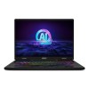 MSI Pulse 16 AI C1VGKG-001UK Intel Core Ultra 7 155H Laptop 40.6 cm (16") Quad HD+ 16 GB DDR5-SDRAM 1 TB SSD NVIDIA GeForce RTX 4070 Wi-Fi 6E (802.11ax) Windows 11 Home Black