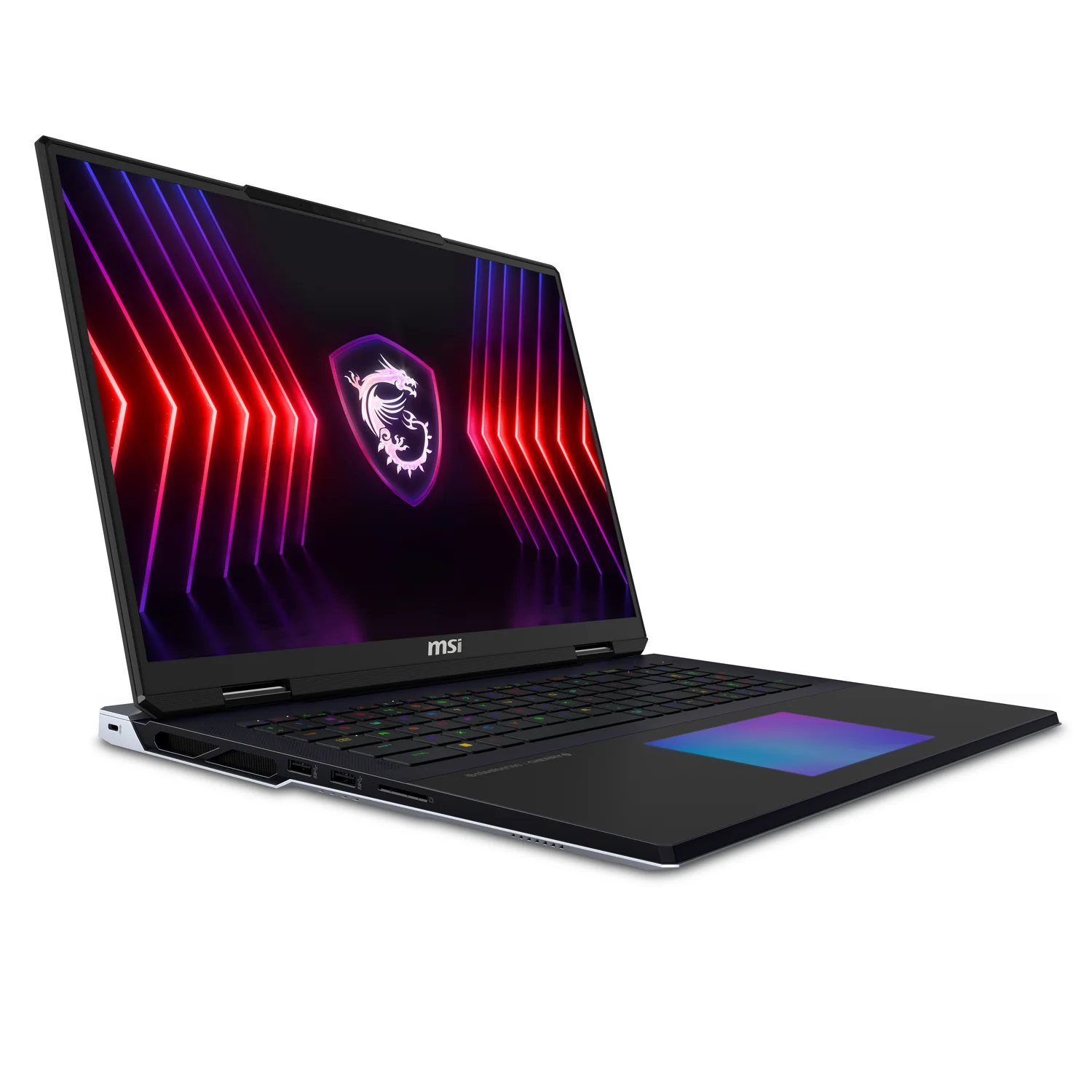 MSI Titan 18 HX A14VIG-051UK Intel® Core™ i9 i9-14900HX Laptop 45.7 cm (18") UHD+ 32 GB DDR5-SDRAM 2 TB SSD NVIDIA GeForce RTX 4090 Wi-Fi 7 (802.11be) Windows 11 Pro Black - image 3