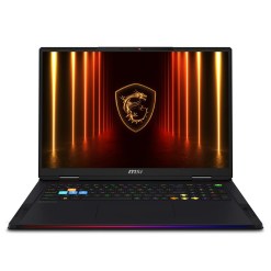 MSI Raider 18 HX AI A2XWJG-009UK Intel Core Ultra 9 285HX Laptop 45.7 cm (18") UHD+ 64 GB DDR5-SDRAM 4 TB SSD NVIDIA GeForce RTX 5090 Wi-Fi 7 (802.11be) Windows 11 Home Advanced UK English Black