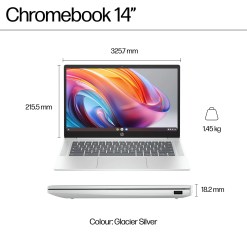 HP Chromebook 14a-nf0000na Intel® Core™ i3 i3-N305 35.6 cm (14