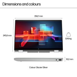 HP ENVY x360 16-ad0002na AMD Ryzen™ 5 8640HS Hybrid (2-in-1) 40.6 cm (16