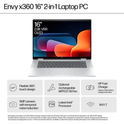 HP ENVY x360 16-ac0004na Intel Core Ultra 7 155U Hybrid (2-in-1) 40.6 cm (16