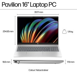 HP Pavilion 16-af0002na Intel Core Ultra 7 155U Laptop 40.6 cm (16
