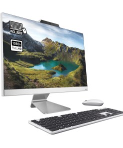 ASUS A3402WVAK-WPC101W Intel® Core™ i5 i5-1335U 60.5 cm (23.8") 1920 x 1080 pixels All-in-One PC 8 GB DDR5-SDRAM 512 GB SSD Windows 11 Home Wi-Fi 6E (802.11ax) White