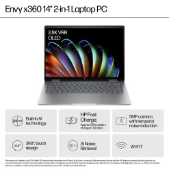 HP ENVY x360 14-fa0009na AMD Ryzen™ 5 8640HS Hybrid (2-in-1) 35.6 cm (14