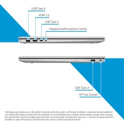 HP 17-cp2007na AMD Ryzen™ 3 7320U Laptop 43.9 cm (17.3
