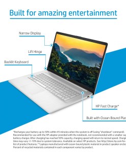HP 17-cp2007na AMD Ryzen™ 3 7320U Laptop 43.9 cm (17.3