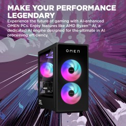 HP OMEN 35L GT16-0000na AMD Ryzen™ 5 8500G 16 GB DDR5-SDRAM 1 TB SSD NVIDIA GeForce RTX 4060 Windows 11 Home Tower PC AI PC Black - image 8